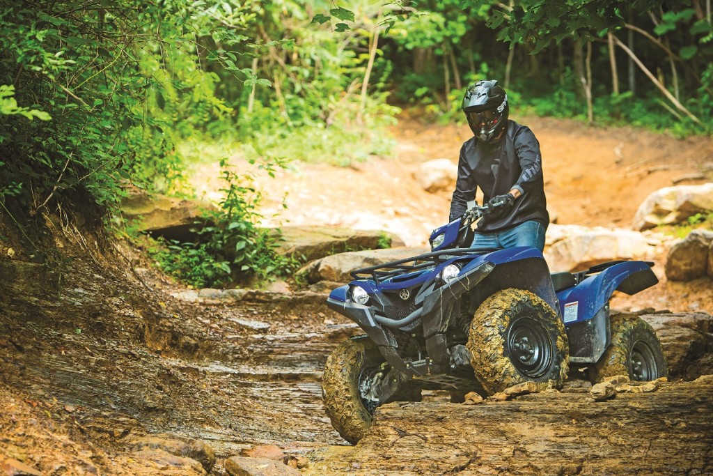 Yamaha’s racks are simple and compact with a nice slide-resistant coating on them. We do wish they had more corner bracing to secure tie-down or bungee hooks better.