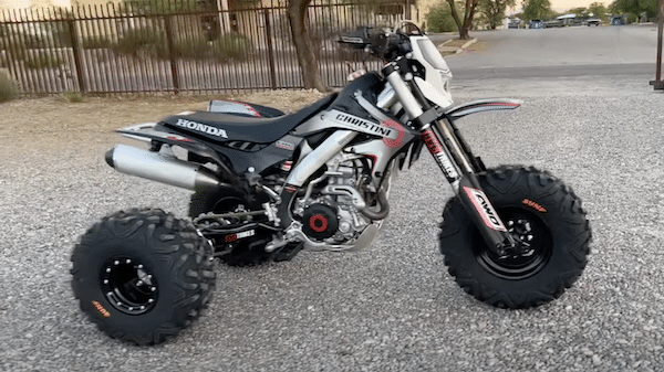 WORLDS FIRST 3 WHEEL DRIVE HONDA ATC - Dirt Wheels Magazine